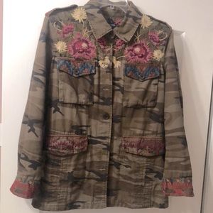 Johnny Was Camo Jacket